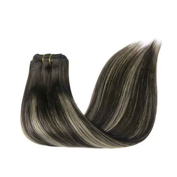 20 inch goo goo human hair clip-in extensions! PLEASE CONSULT BEFORE PURCHASING